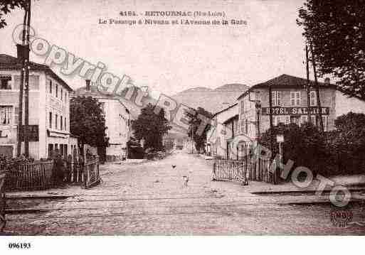 Ville de RETOURNAC, carte postale ancienne