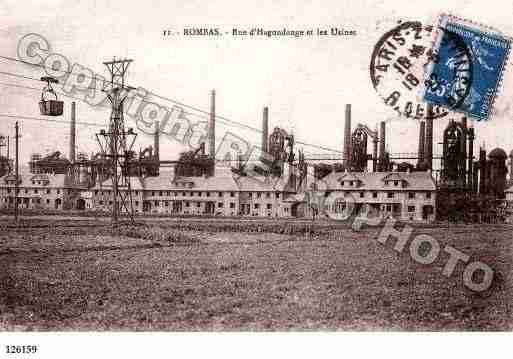 Ville de ROMBAS, carte postale ancienne