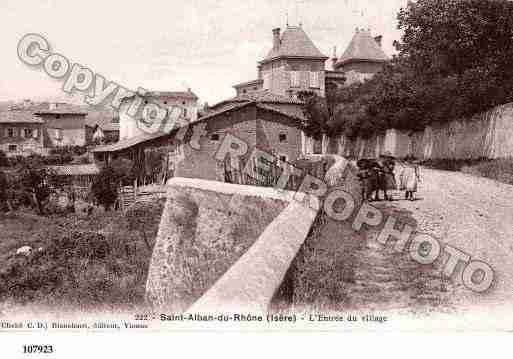 Ville de SAINTALBANDURHONE, carte postale ancienne