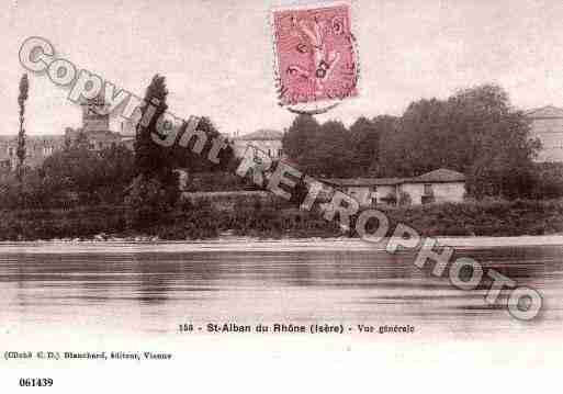 Ville de SAINTALBANDURHONE, carte postale ancienne