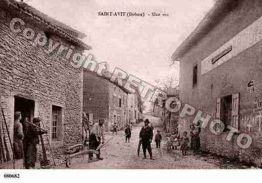 Ville de SAINTAVIT, carte postale ancienne