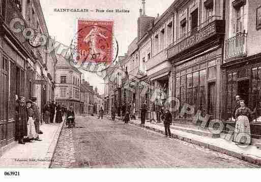 Ville de SAINTCALAIS, carte postale ancienne