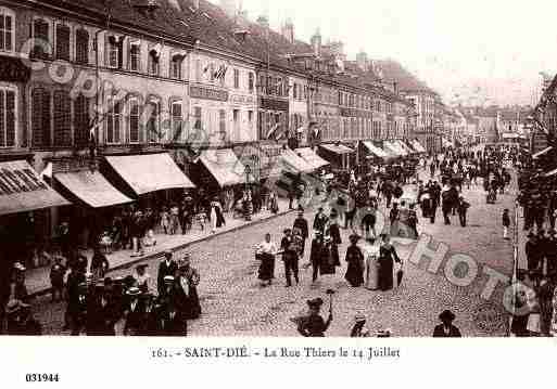 Ville de SAINTDIE, carte postale ancienne