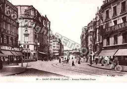 Ville de SAINTETIENNE, carte postale ancienne