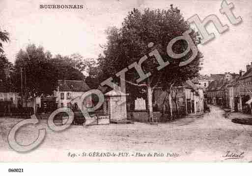 Ville de SAINTGERANDLEPUY, carte postale ancienne