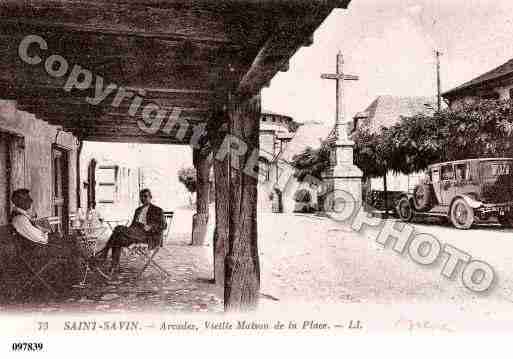 Ville de SAINTSAVIN, carte postale ancienne