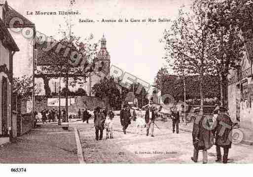 Ville de SAULIEU, carte postale ancienne