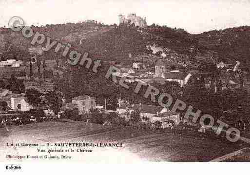 Ville de SAUVETERRELALEMANCE, carte postale ancienne