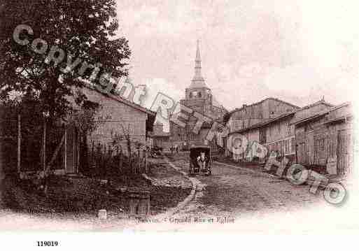 Ville de SERVONMELZICOURT, carte postale ancienne