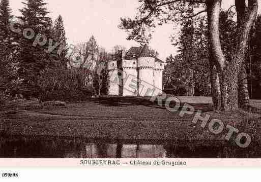 Ville de SOUSCEYRAC, carte postale ancienne