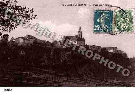 Ville de SUCCIEU, carte postale ancienne