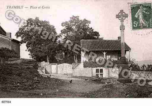 Ville de TRAMBLY, carte postale ancienne