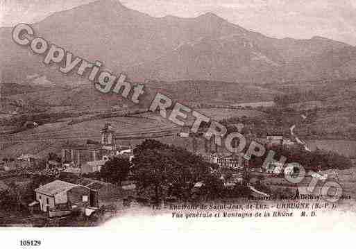 Ville de URRUGNE, carte postale ancienne