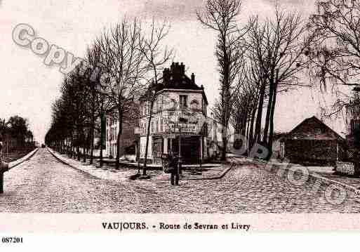 Ville de VAUJOURS, carte postale ancienne