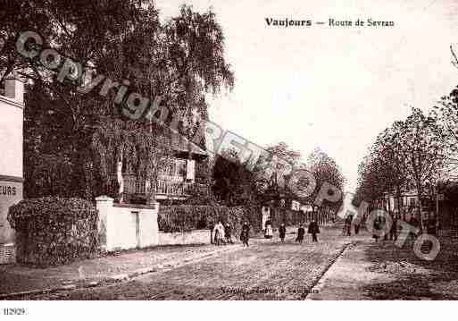 Ville de VAUJOURS, carte postale ancienne