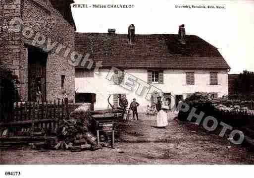 Ville de VERCEL, carte postale ancienne