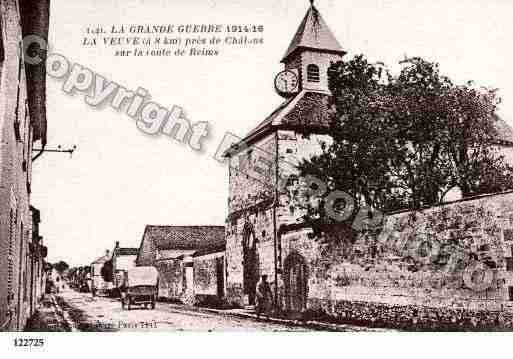 Ville de VEUVE(LA), carte postale ancienne