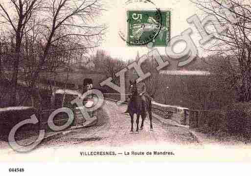 Ville de VILLECRESNES, carte postale ancienne