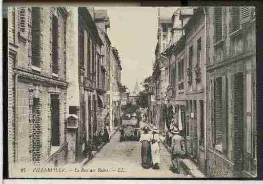 Ville de VILLERVILLE, carte postale ancienne