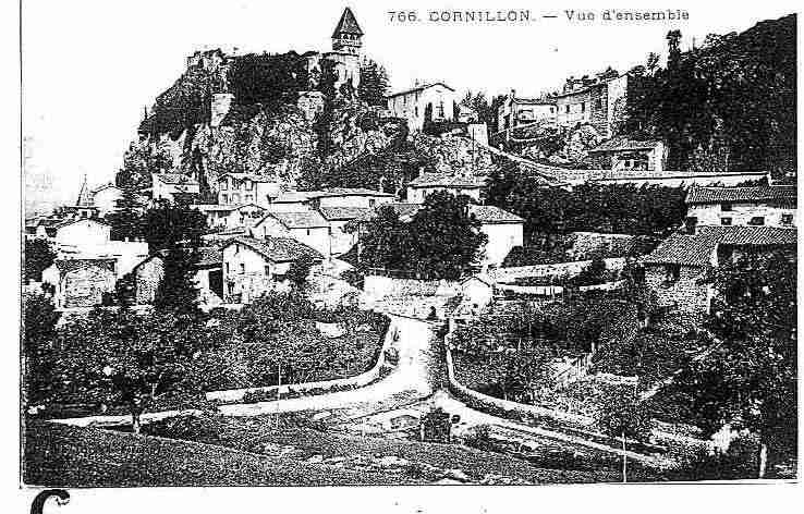 Ville de VISCOMTAT, carte postale ancienne