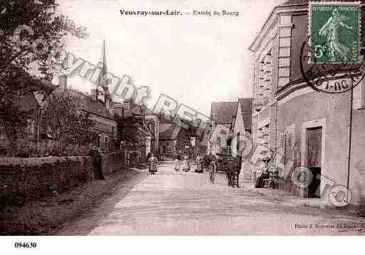 Ville de VOUVRAYSURLOIR, carte postale ancienne