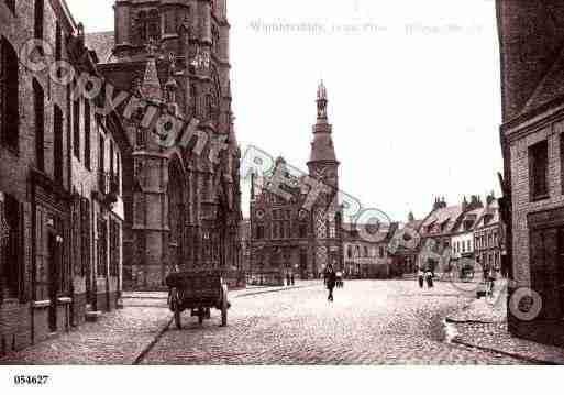 Ville de WAMBRECHIES, carte postale ancienne
