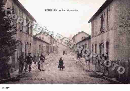 Ville de XEUILLEY, carte postale ancienne