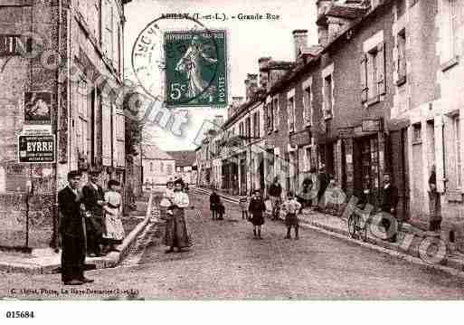 Ville de ABILLY, carte postale ancienne