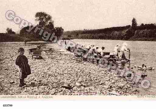 Ville de AINGERAY, carte postale ancienne