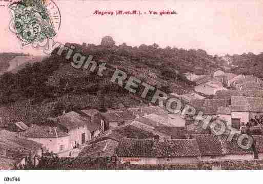 Ville de AINGERAY, carte postale ancienne