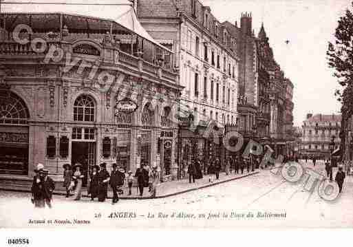 Ville de ANGERS, carte postale ancienne