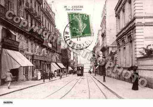 Ville de ANGERS, carte postale ancienne