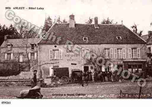 Ville de ANLEZY, carte postale ancienne