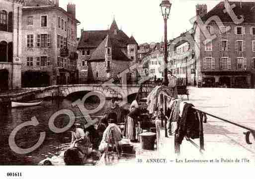 Ville de ANNECY, carte postale ancienne