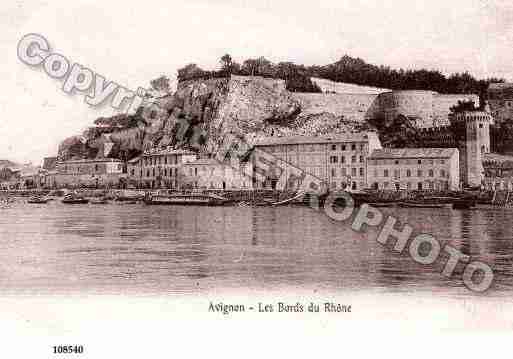 Ville de AVIGNON, carte postale ancienne