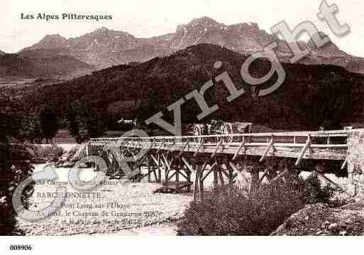 Ville de BARCELONNETTE, carte postale ancienne Ville de BARCELONNETTE, carte postale ancienne