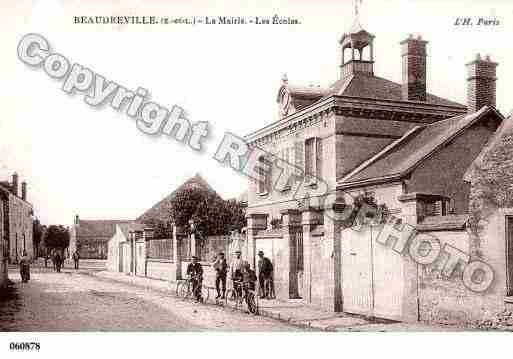 Ville de BAUDREVILLE, carte postale ancienne