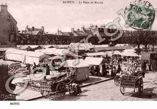 Ville de BAYEUX, carte postale ancienne