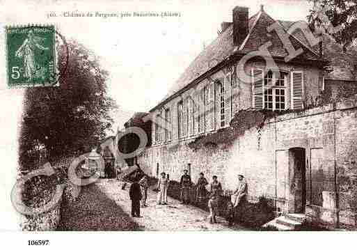 Ville de BEAURIEUX, carte postale ancienne