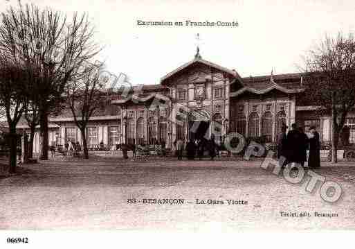 Ville de BESANCON, carte postale ancienne