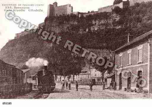 Ville de BESANCON, carte postale ancienne