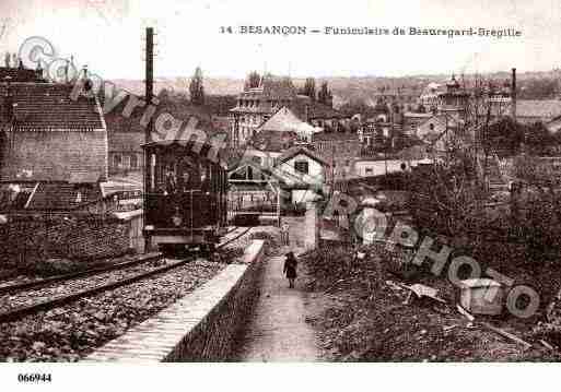 Ville de BESANCON, carte postale ancienne