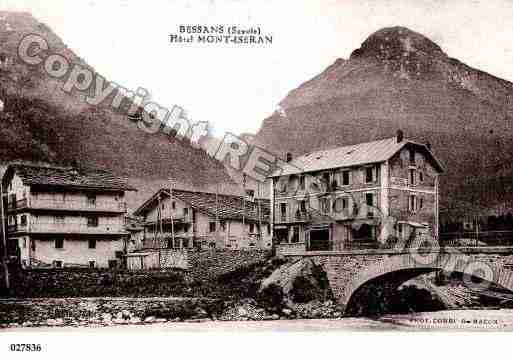 Ville de BESSANS, carte postale ancienne