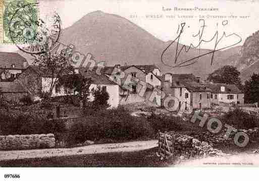 Ville de BIELLE, carte postale ancienne