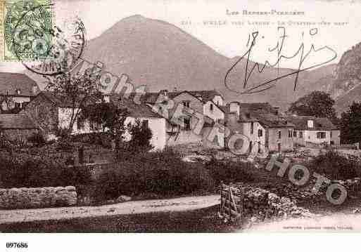 Ville de BIELLE, carte postale ancienne