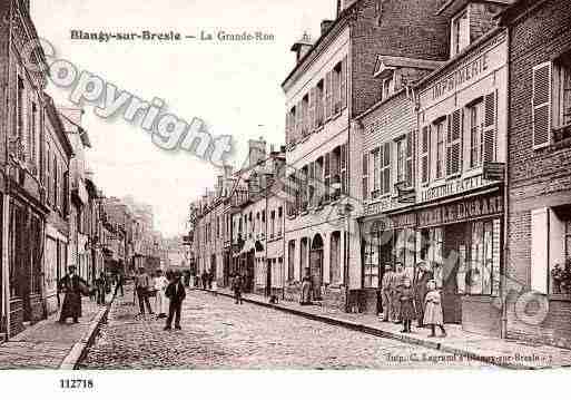 Ville de BLANGYSURBRESLE, carte postale ancienne