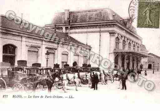 Ville de BLOIS, carte postale ancienne