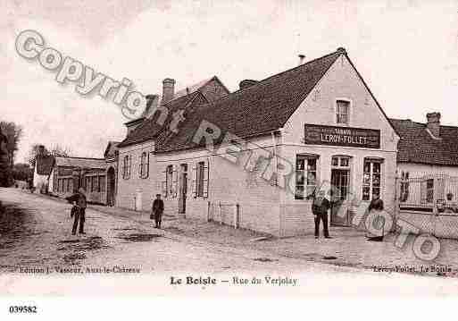 Ville de BOISLE(LE), carte postale ancienne