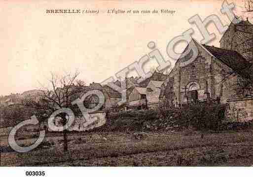 Ville de BRENELLE, carte postale ancienne