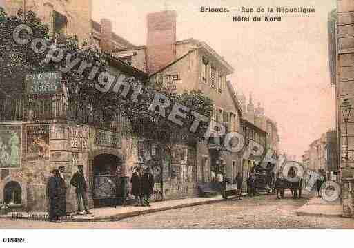 Ville de BRIOUDE, carte postale ancienne